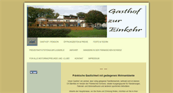 Desktop Screenshot of gasthof-zur-einkehr-baernfels.de